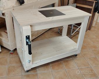 Banco falegname tavolo da lavoro morsa fresa sega 