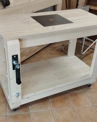 Banco falegname tavolo da lavoro morsa fresa sega 