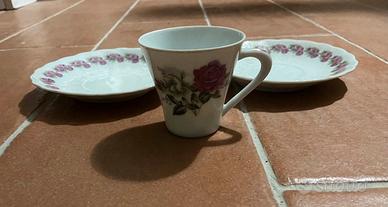 2 tazzina e 2 piattini