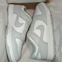 Nike Dunk Low Grigio e Bianco 41 Nuove