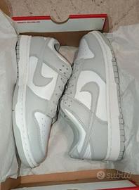 Nike Dunk Low Grigio e Bianco 41 Nuove