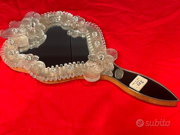 Specchio in vetro di Murano anni 60