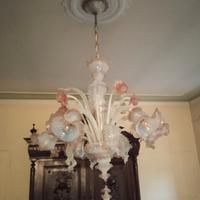 lampadario vetro di Murano