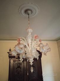 lampadario vetro di Murano