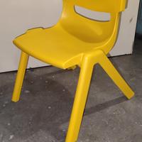 sedia per bambina/o gialla