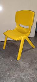 sedia per bambina/o gialla
