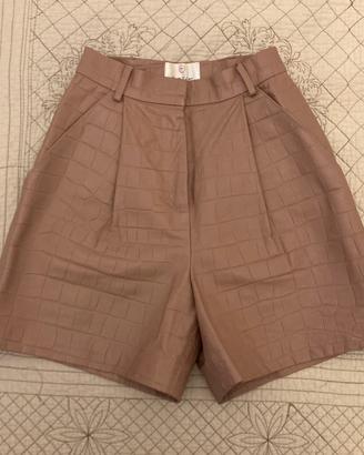 Pantaloncino shorts in pelle George J. Love