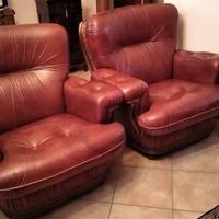 Poltrone in pelle anni 80