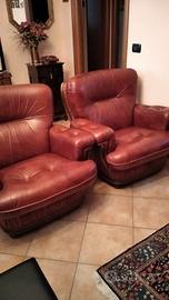 Poltrone in pelle anni 80