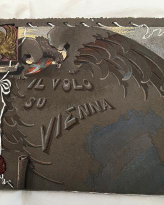 IL VOLO SU VIENNA - lubretto fotografico 1918