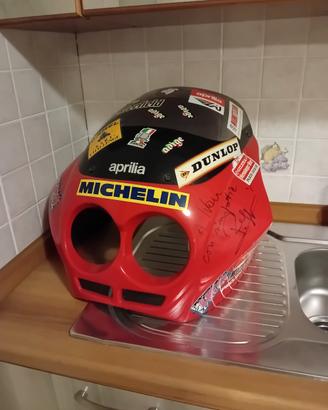 Cupolino Aprilia AF1 125 autografato