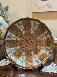 Raro Piatto Vintage - Ceramica Satsuma con r