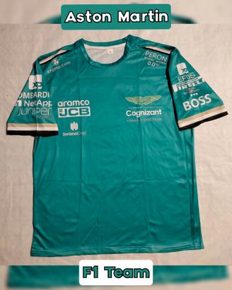 T-shirt Team F1 Aston Martin - Taglia XL