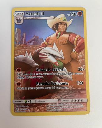 Carta Pokemon Excadrill Secret Rara 246/236