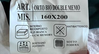 Materasso Orto Bio Double Memo 160x200 Roma