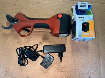 Forbici/cesoie a batteria 21 volt Stocker E35PT