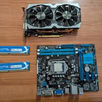 I5 3470 zotac GTX 1060 Asus H61M-K RAM 8gb