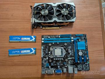 I5 3470 zotac GTX 1060 Asus H61M-K RAM 8gb