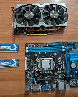 I5 3470 zotac GTX 1060 Asus H61M-K RAM 8gb