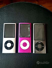 Apple Lotto 3 iPod Nano 8GB Da Riparare Vintage