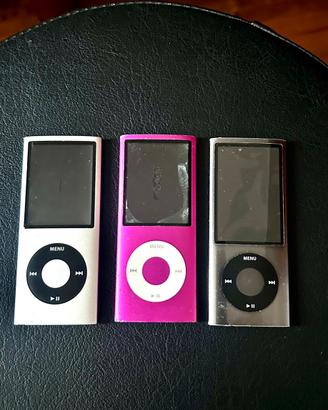 Apple Lotto 3 iPod Nano 8GB Da Riparare Vintage