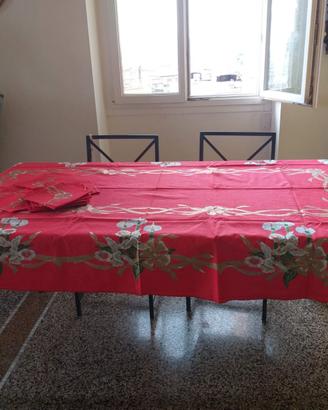 2 TOVAGLIE NATALIZIE CON TOVAGLIOLI