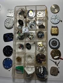 Scatola per ricambi orologi al quarzo