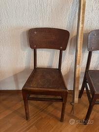 Sedie in legno