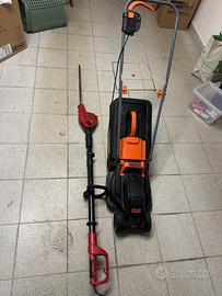 Tagliaerba + tagliasiepi teloscopico