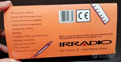 Microregistratore tascabile Vintage Irradio