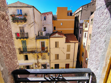 Vista del castello, Sa Costa Bosa