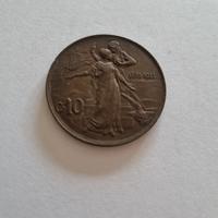 moneta 10 centesimi cinquantenario