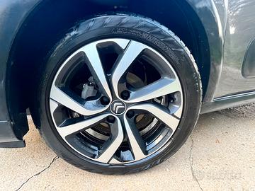 Cerchi originali 17 Citroën diamantati bicolore