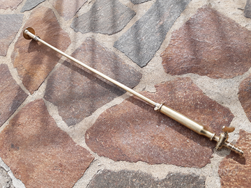 Lancia per irrogazione in ottone