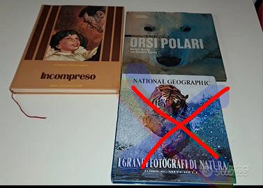 2 libri sulla natura e uno sulla narrativa 