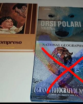 2 libri sulla natura e uno sulla narrativa 