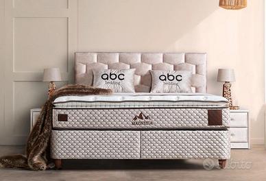 Letto matrimoniale Boxspring Magnesia 180 x 200