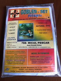 Ricamo . il bambino pescatore