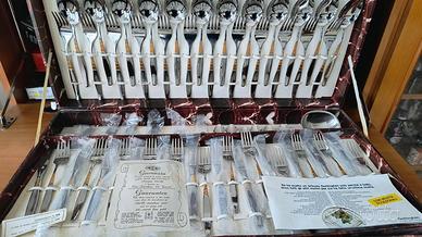 Servizio posate Gottinghen 75 PZ acciaio/oro