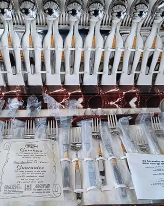 Servizio posate Gottinghen 75 PZ acciaio/oro