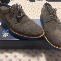 Scarpe da uomo effetto scamosciato 