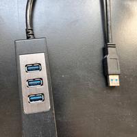 Hub USB 3.0 Inateck + Adattatore