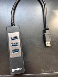 Hub USB 3.0 Inateck + Adattatore