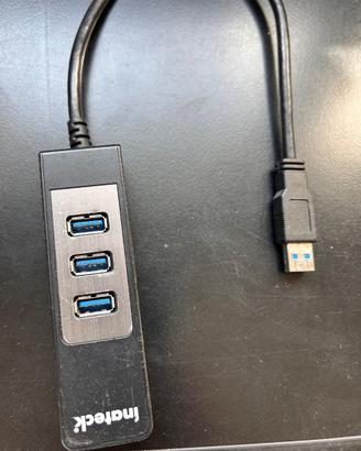 Hub USB 3.0 Inateck + Adattatore