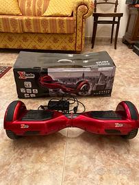 Hoverboard Xskate rosso metallizzato