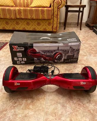 Hoverboard Xskate rosso metallizzato