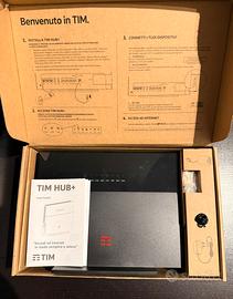 Modem router Tim hub + fibra ont dsl