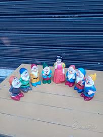 Statuette Biancaneve e i sette nani