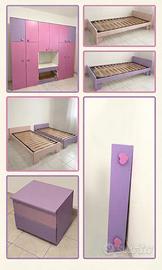 Cameretta fucsia e lilla