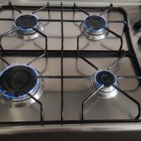 Piano cottura a gas acciaio inox